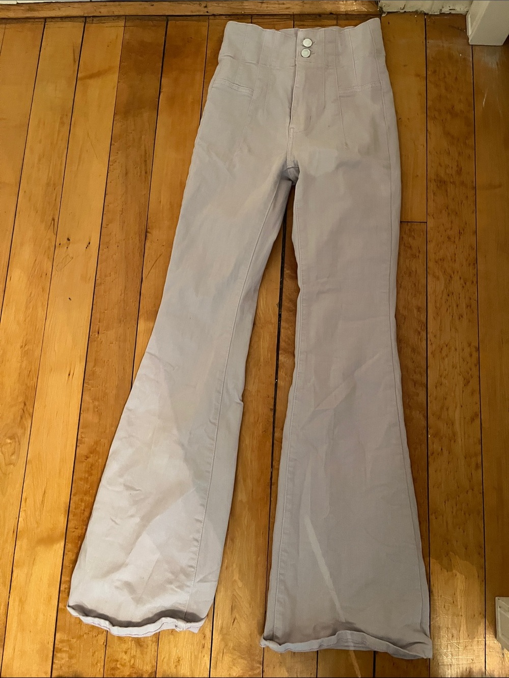 We The Free Lavender-Tone Bootcut Pants